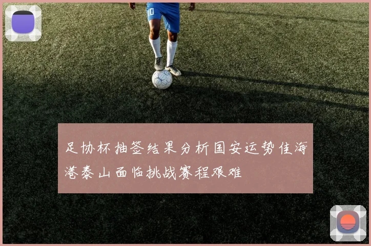 足协杯抽签结果分析国安运势佳海港泰山面临挑战赛程艰难